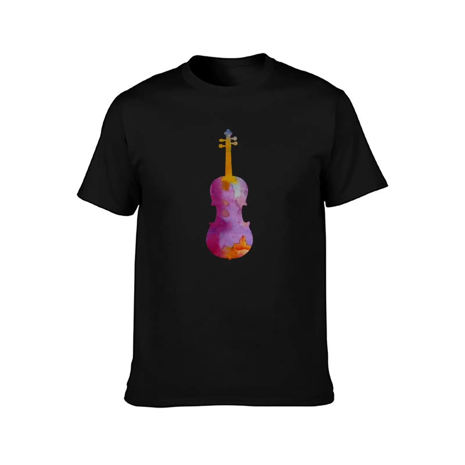 Viola T-Shirt Summer Casual Cotton Tee Oversized Streetwear Tops Vintage Graphic Print Loose Fit Short Sleeve 100% Cotton