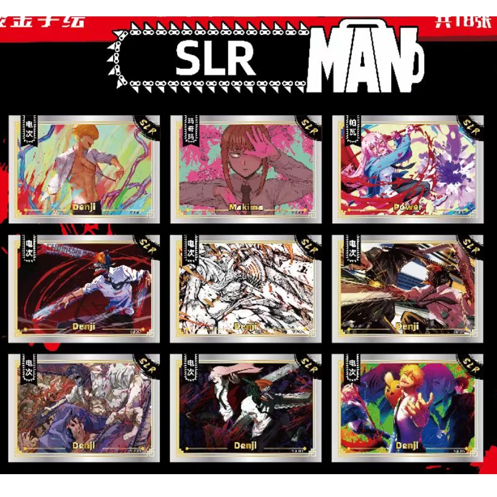 New Chainsaw Man Card Booster Box Collection Girl Party Anime Swimsuit Bikini Feast Hobbies Doujin Games Children Toys And Gift