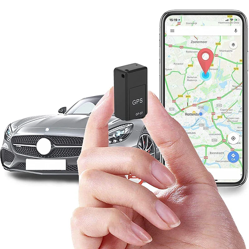 GF-07 Magnetic Car Tracker GPS Positioner Mini Real Time Tracking Magnet Adsorption Locator SIM Inserts Message Pets Anti-lost