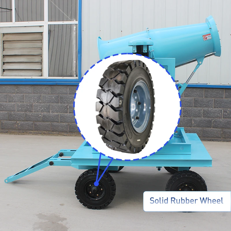 التحكم في بخاخ المزرعة نظام قمع الغبار مدفع الضباب الطويل للمناجم المخصصة عن بعد