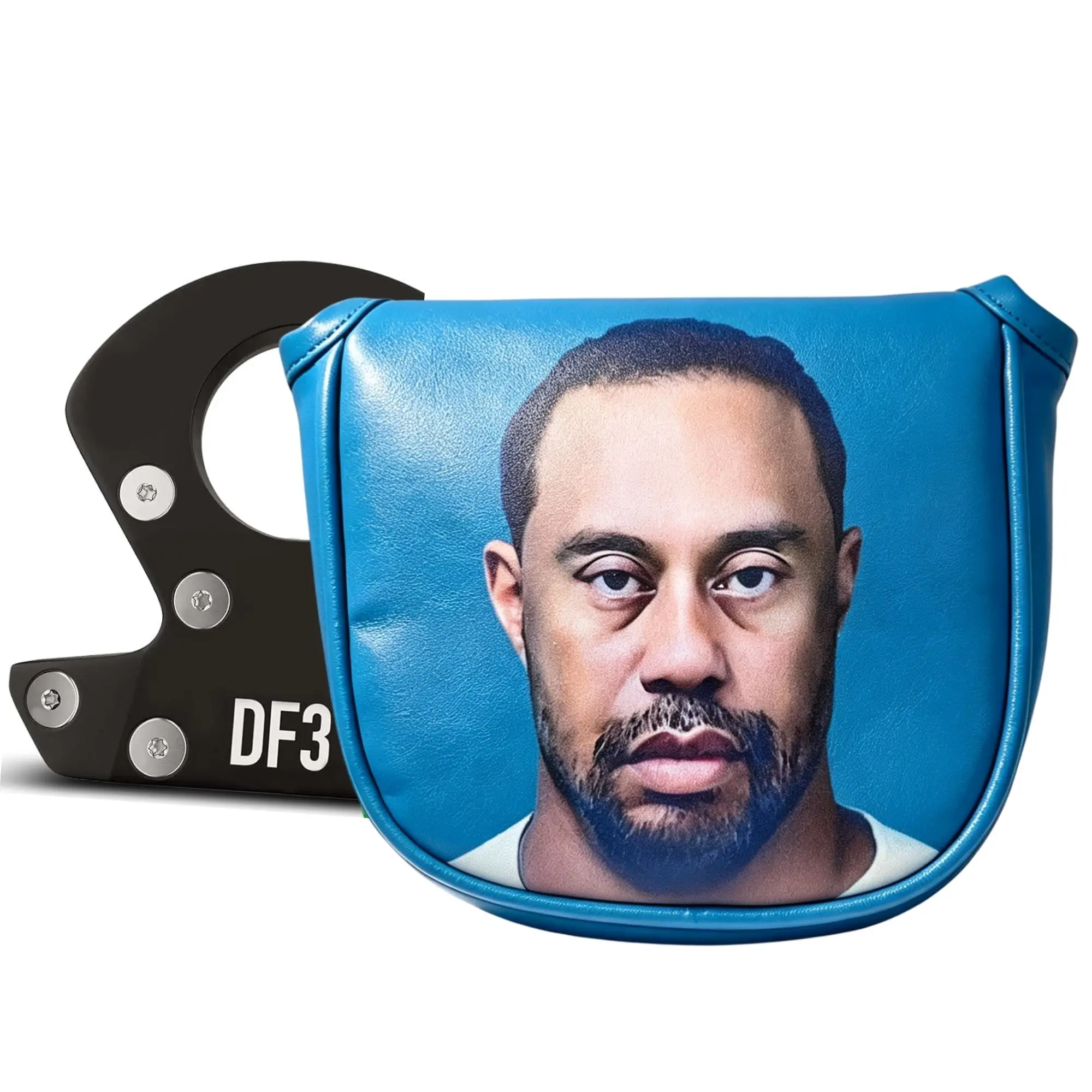 Premium Putt Cover for DF3, Golf Club Protector Putter Headcover with Pattern, Funny Golf Accessories for Dad & Men