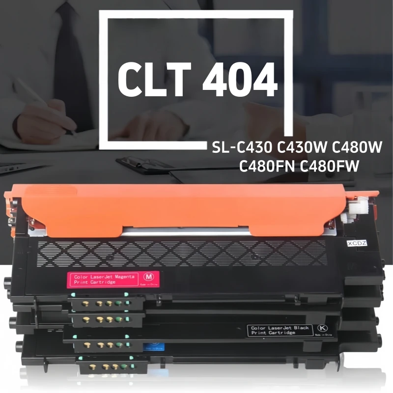 CLT-K404S CLT-404 CLT 404 Toner Cartridge Chip for Samsung SL-C430 C430W C480W C480FN C480FW Laser Printer