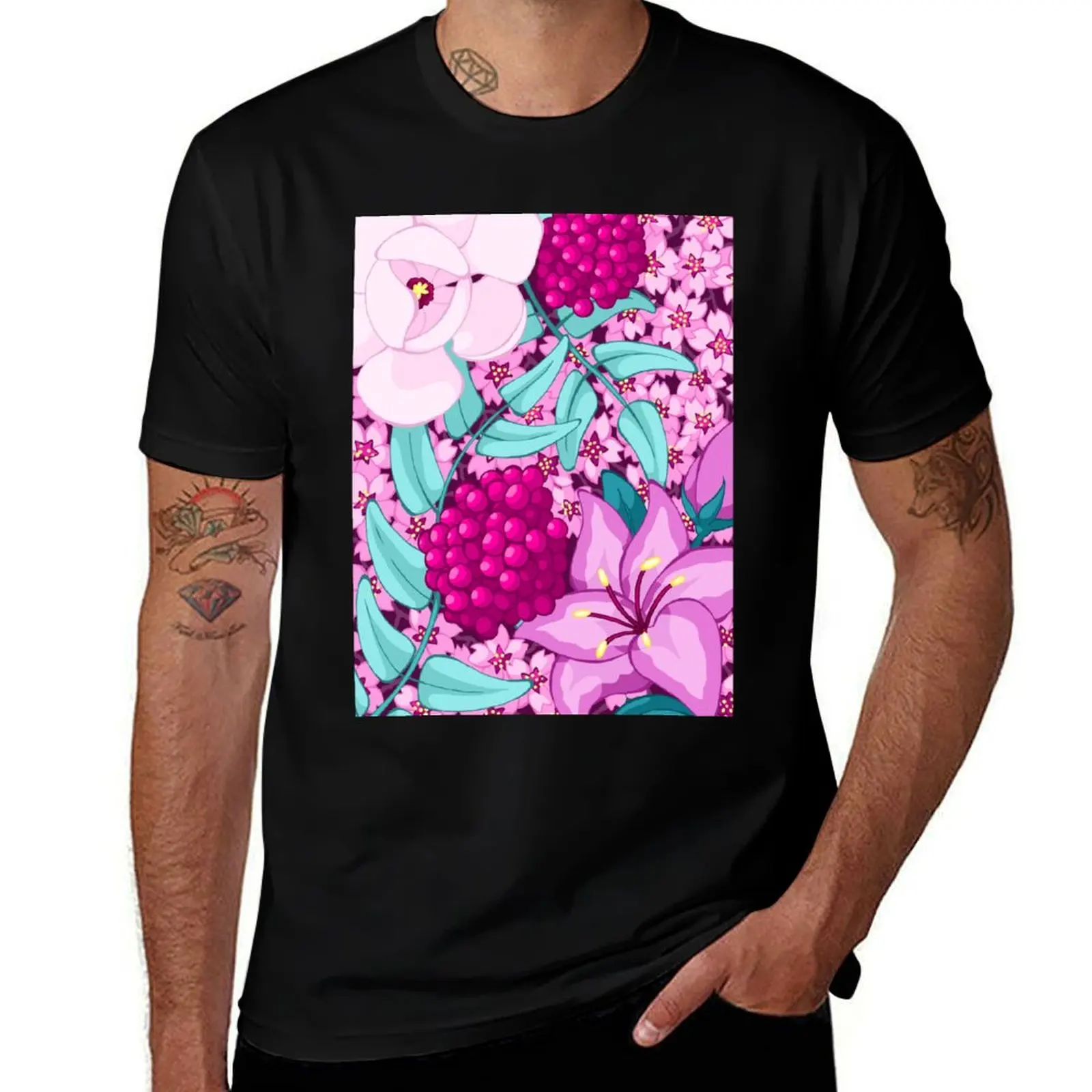 Feminine Florals T-Shirt man t shirt designer T-Shirt