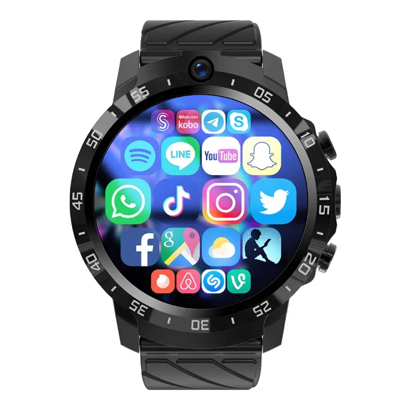 YYHC-NEW 4g Smart Watch with sim Card MT27 HD Round Screen Wifi Voice Video Call Camera Sports Waterproof GPS Watches for Men