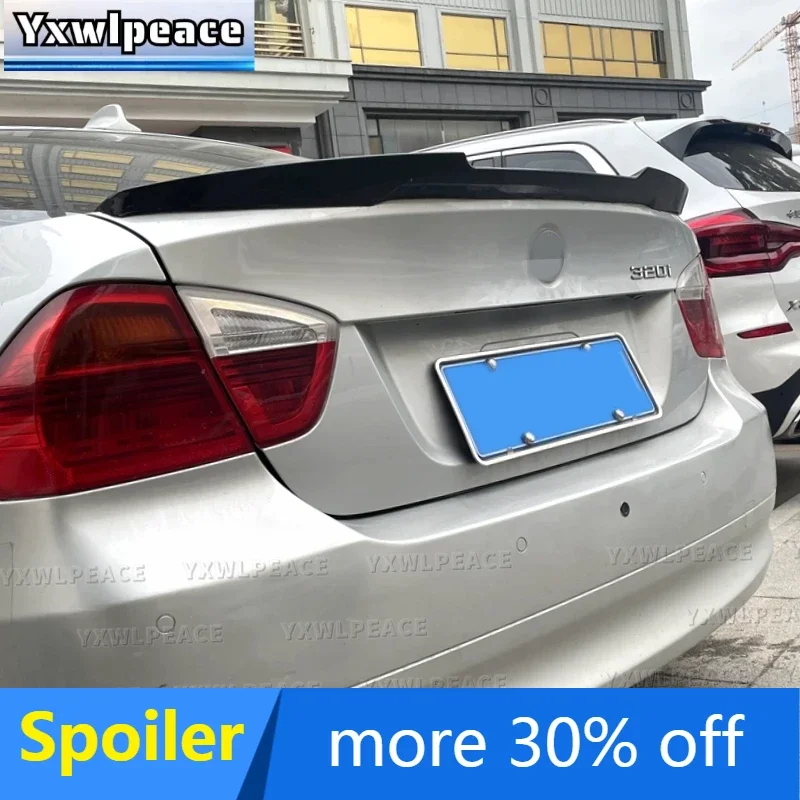 

M4 Style ABS Glossy Black Rear Trunk Spoiler Trunk Lip Wing Car Accessories For BMW 3 Series 320i 320d E90 2005--2011