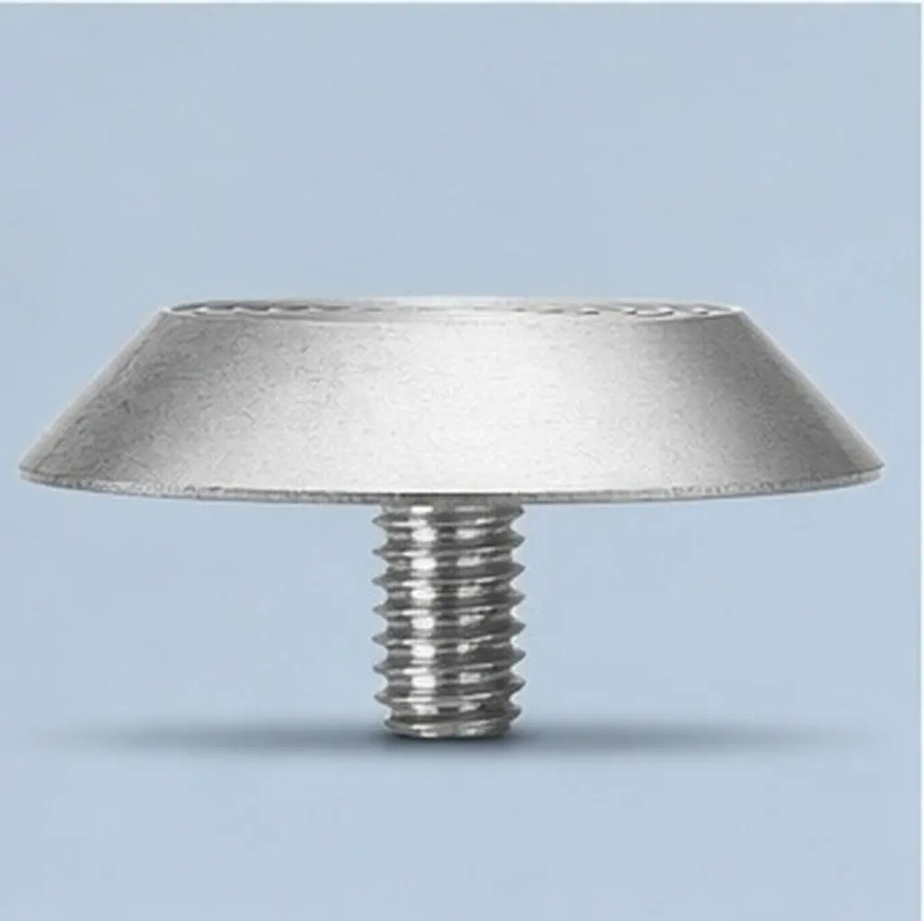 40Pcs Blind Road Nail Stainless Steel Tactile Warning Indicator Outdoor Sidewalk Safety Pavement Blind Studs 1.4x1.4x0.8