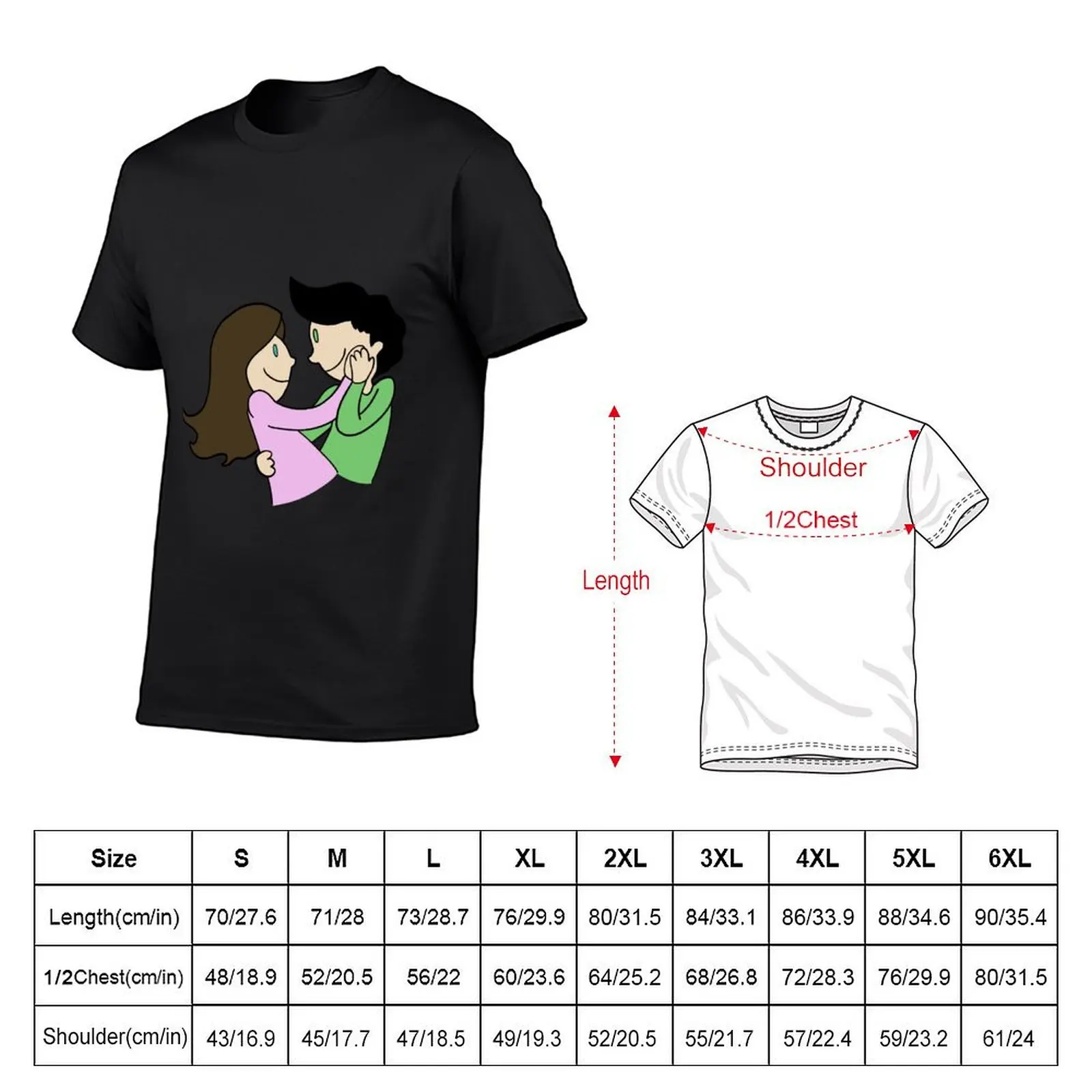 The Princess and the Busker dance T-Shirt man t shirt cotton graphic tees for a boy mens vintage t shirts