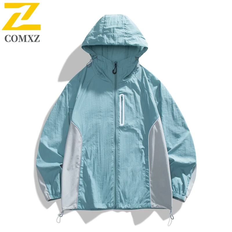 

Men's Windshield Jackets Summer 2025 Trendy Ice Silk Thin Comfortable UV Sunscreen Windbreaker Women Casual Fishing Riding Coat