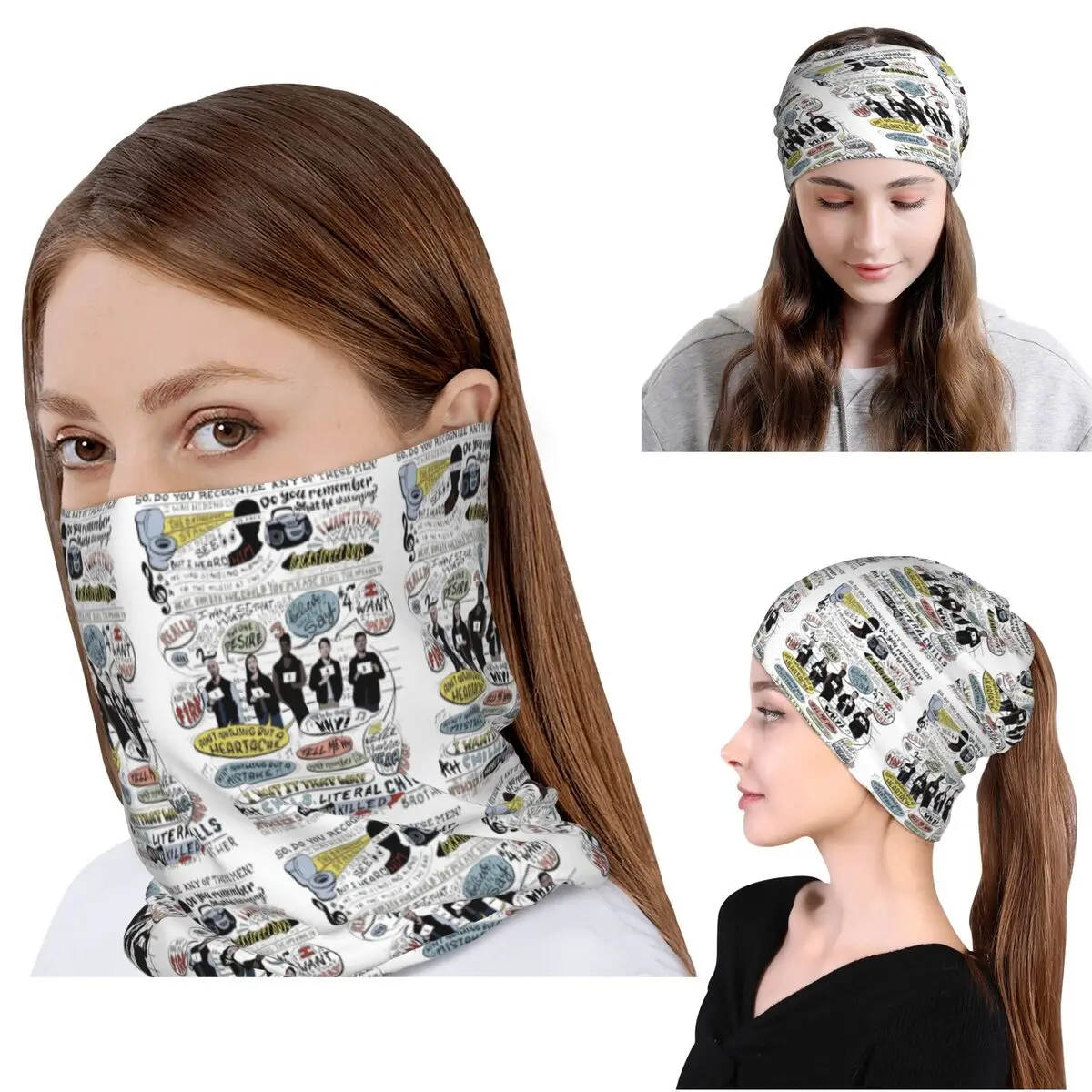 

Многофункциональная маска-балаклава I Want It That Way B99: цветная бандана, шарф, теплая шапка-бини для мужчин и женщин, дышащая