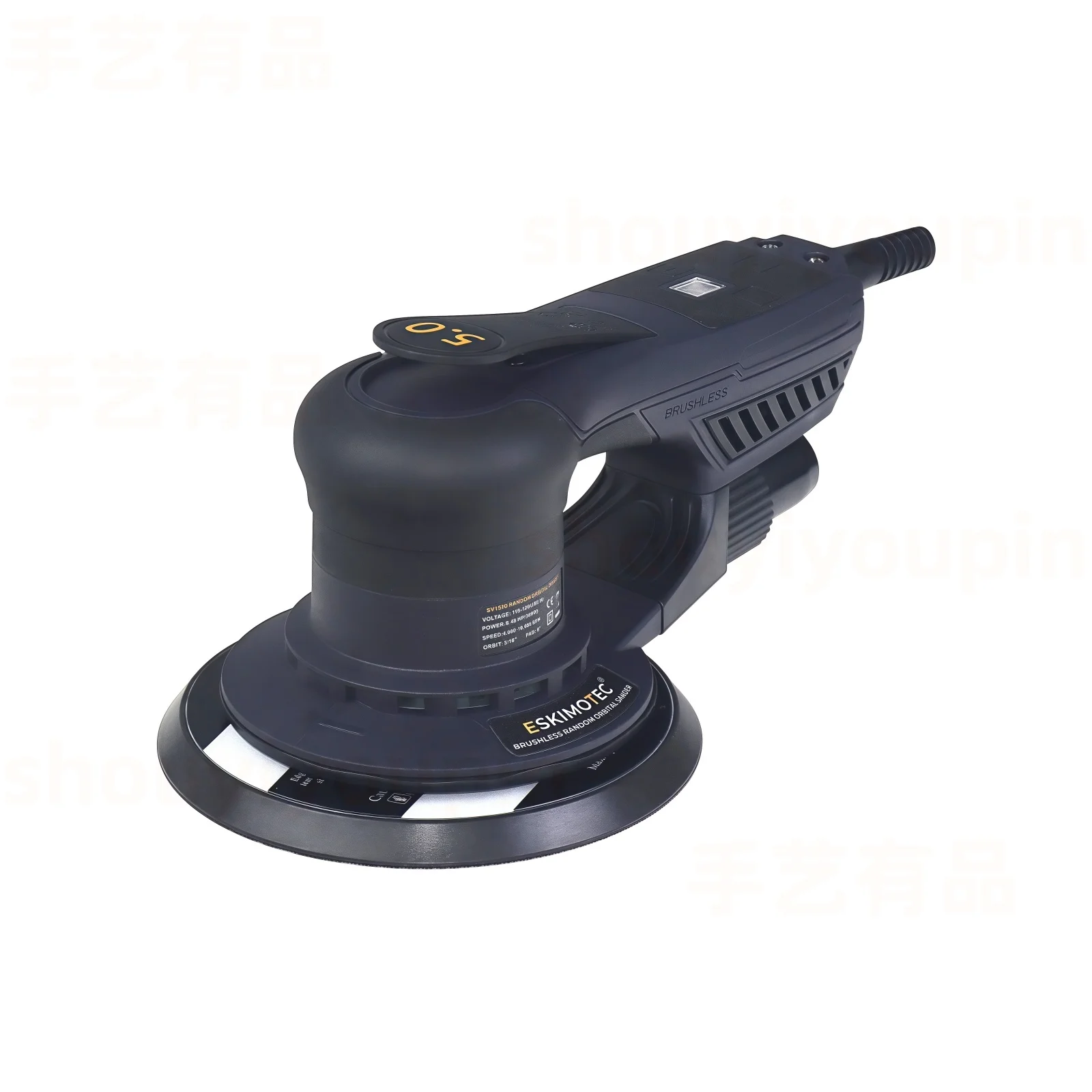 

360W 220V Automotive Polisher Adjustable Speed Car Electric Orbital Sander Automotive Furniture Sanders and Polishing Tools