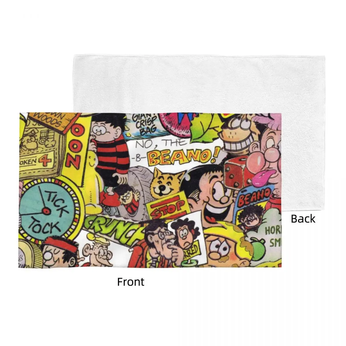 Custom Beano Soft Face Towel Quick Dry Pool Bath Cotton Towels Absorbent Quick