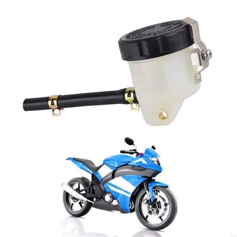 For GSXR750 ZX10R ZX14R ZX7 Motorbike Brake Fluid Reservoir Oil Cup Plastic New