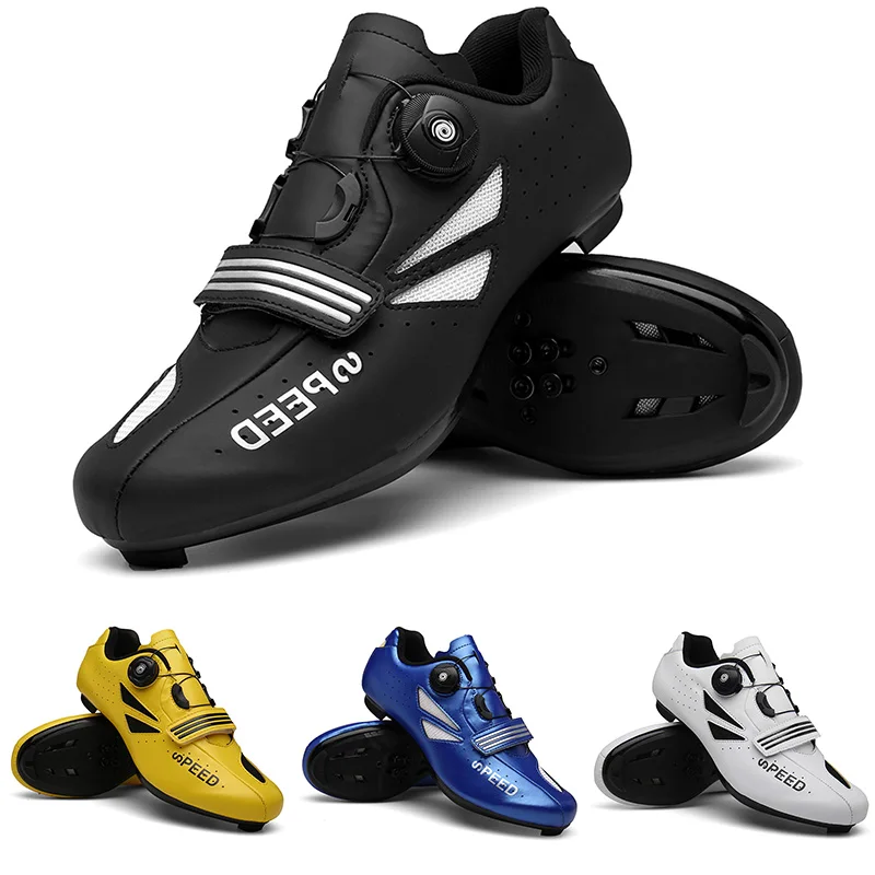 

Cycling Shoes Road Bike Men Racing Contest Self-Locking Speed Bicycle Sneakers Women Spd Cleats Cycling Footwear