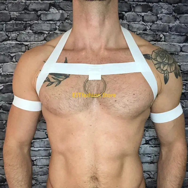 Y5GC ผู้ชายสายรัดหน้าอกยืดหยุ่นเพศยับยั้งผ้าพันแผลสายรัดหน้าอกยืดหยุ่นสายรัดหน้าอก