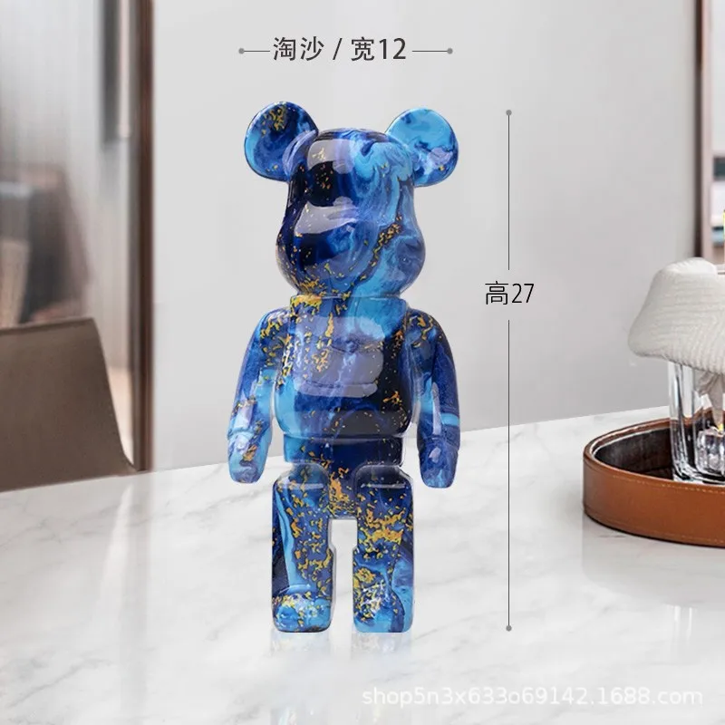 

47 Decorative Bear Series Ornaments 28CM Resin Violent Bear Office, Bedroom, Living Room High End Ornaments