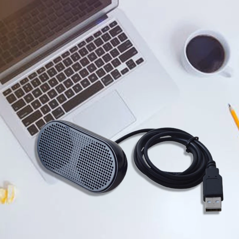Alto-falantes para laptop Computador Mini alto-falante USB Computador com fio