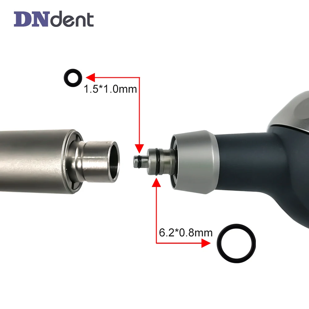 Dentystyczna polerka powietrza O pierścieniu 1.5*1.0mm 6.2*0.8mm do stosowania M & Y PROPHY MATE Fit NSK NEO Air Prophy materiały stomatologiczne