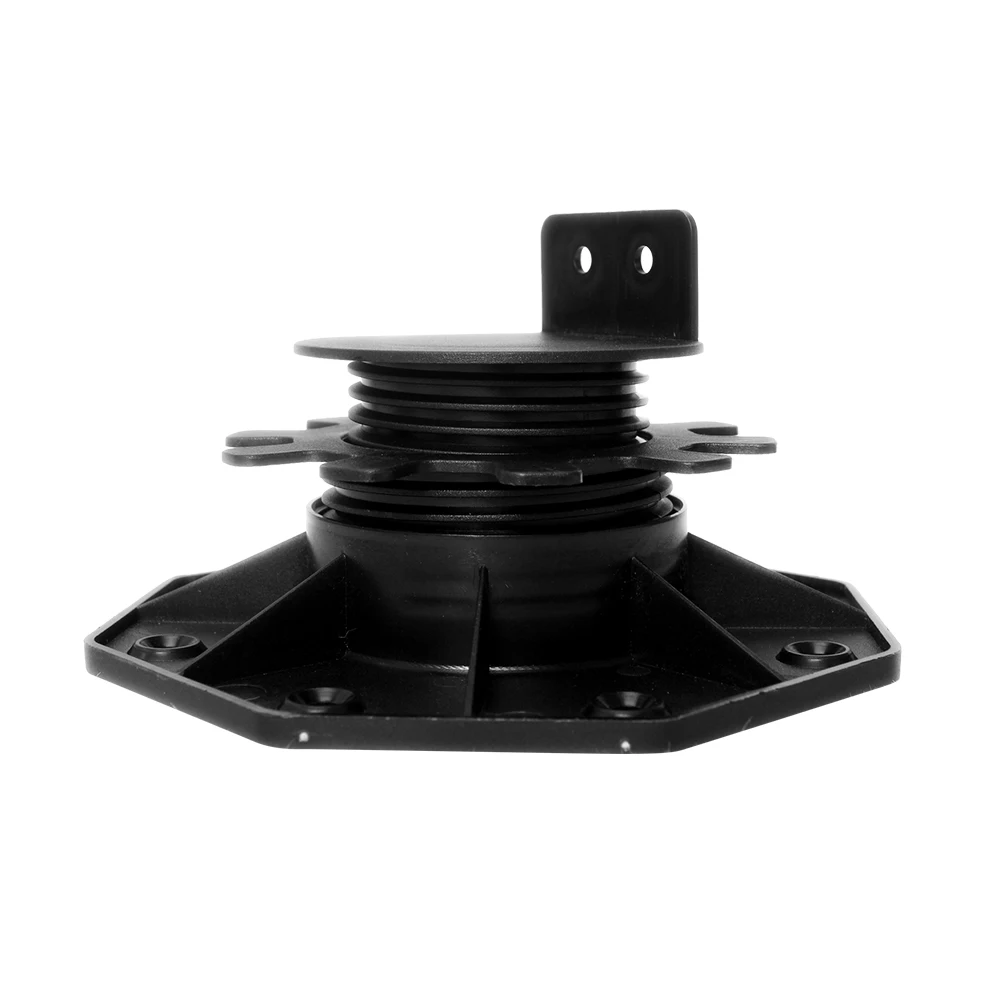 Black Bearing Decking Board Height Adjustable Building Material Booster Strong Suitable for Aluminium WPC Wood