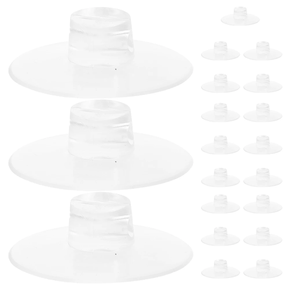 

20 Pcs Wire Fixing Suction Cup Cable Holder Clip Cord Clips Organizer Holders for Cords Desk Short Hair Car
