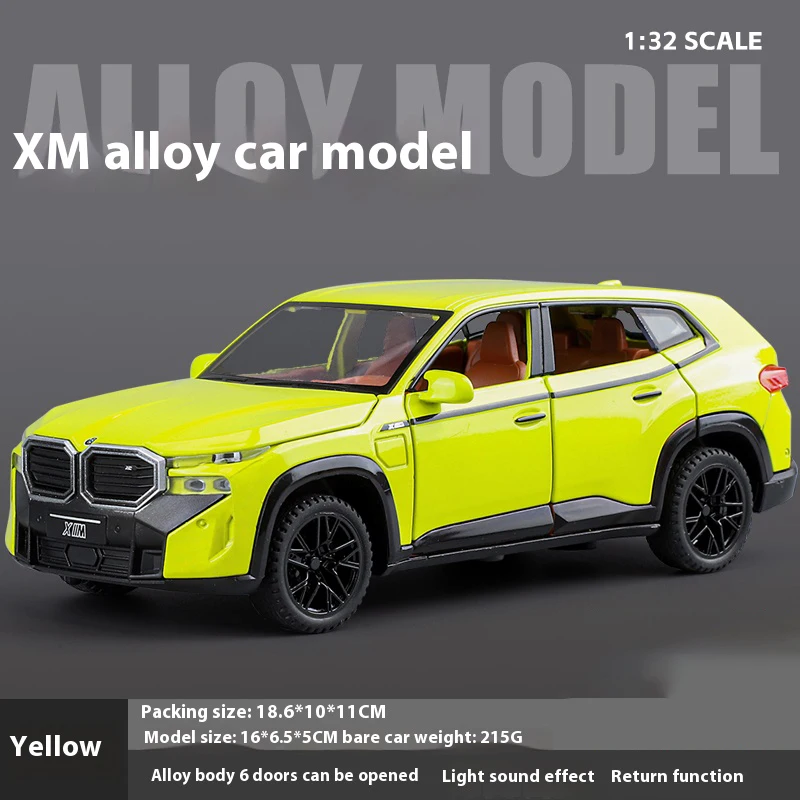 1:32 BMW XM Off Road SUV Vehicle Alloy Diecast & Vehicle Car Model