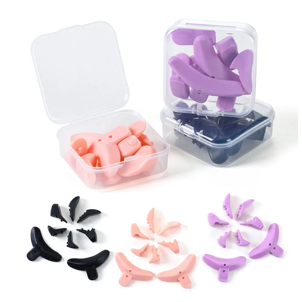 Silicone Lash Revise Pad, 3 Sizes Removable 3D Eyelash Fix Shields Reusable Lash Separator Palette Plate Lash Lift Tool
