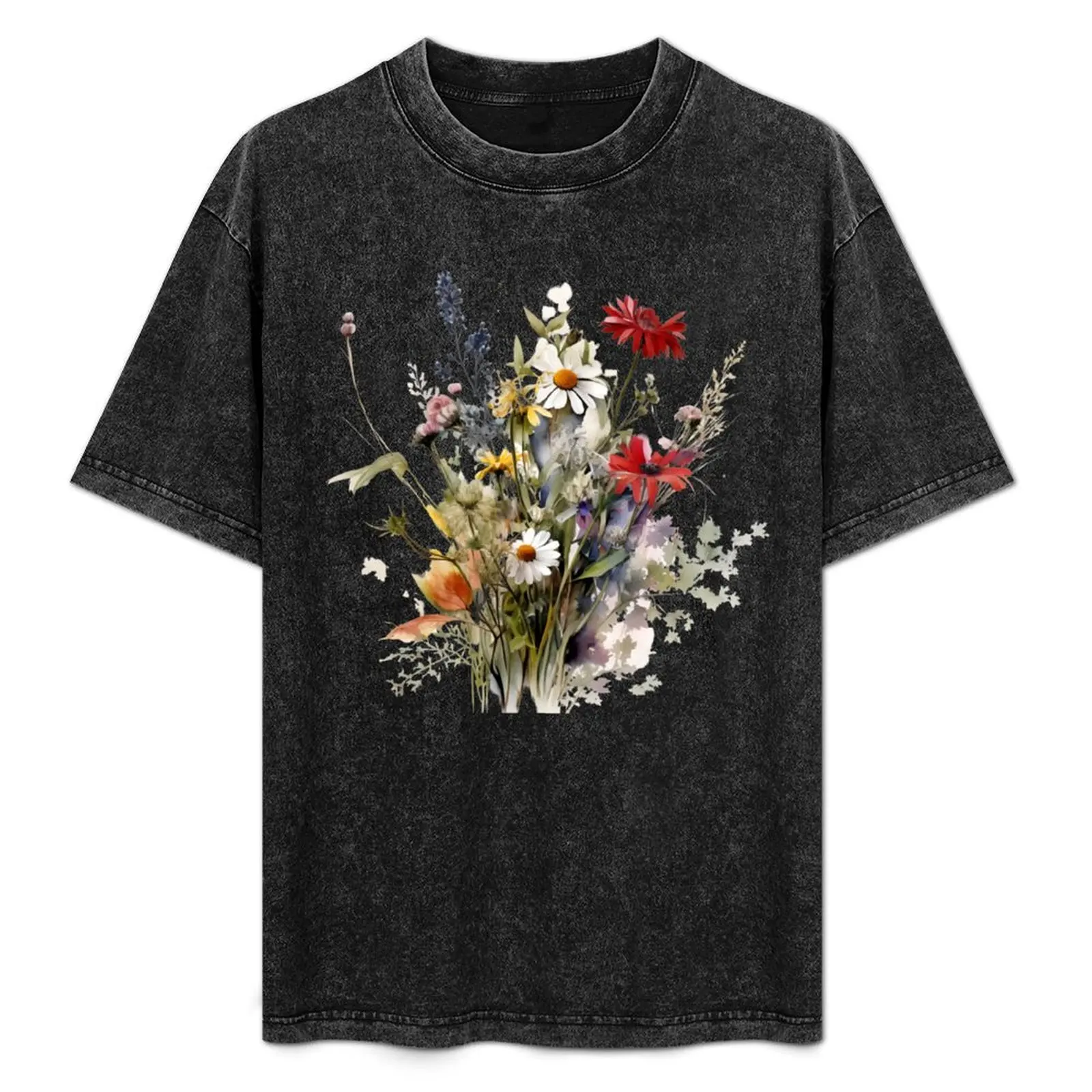 

Wild Flowers Botanical Flower Nature T-Shirt High Quality Durable T-Shirt