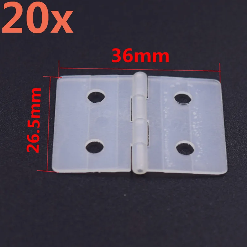 20pcs/lot Nylon & Pinned Hinge L20 X W36mm 16*28.5mm 26.5*36mm Flymodel RC Aeromodelling RC Airplane RC Helicopter Parts DIY