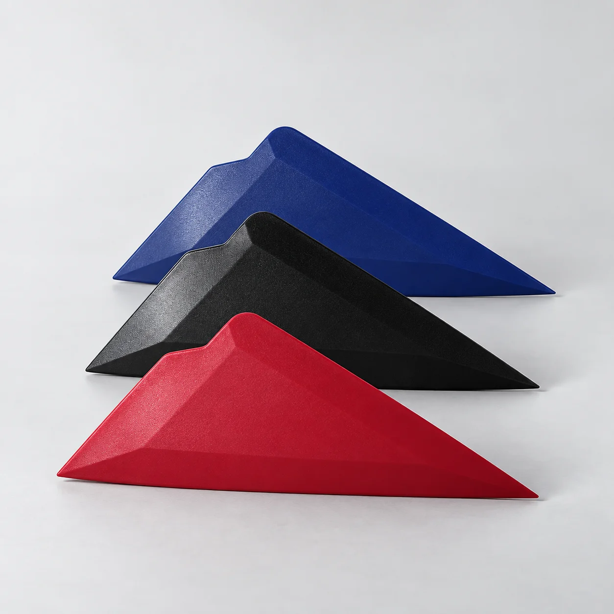 Triangle Go Corner Squeegee Car Vinyl Wrap Card Scraper Edge Size Tuck Tool Window Tint Film Application 3 Hardness