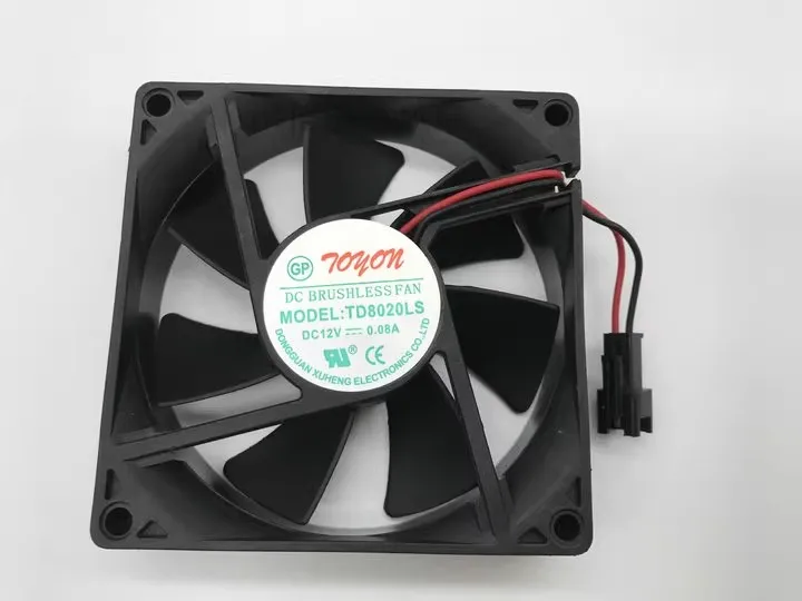 

Бесплатная доставка, новый TD8020LS DC12V 0,08A 80*20 мм 8 см бесшумный вентилятор охлаждения