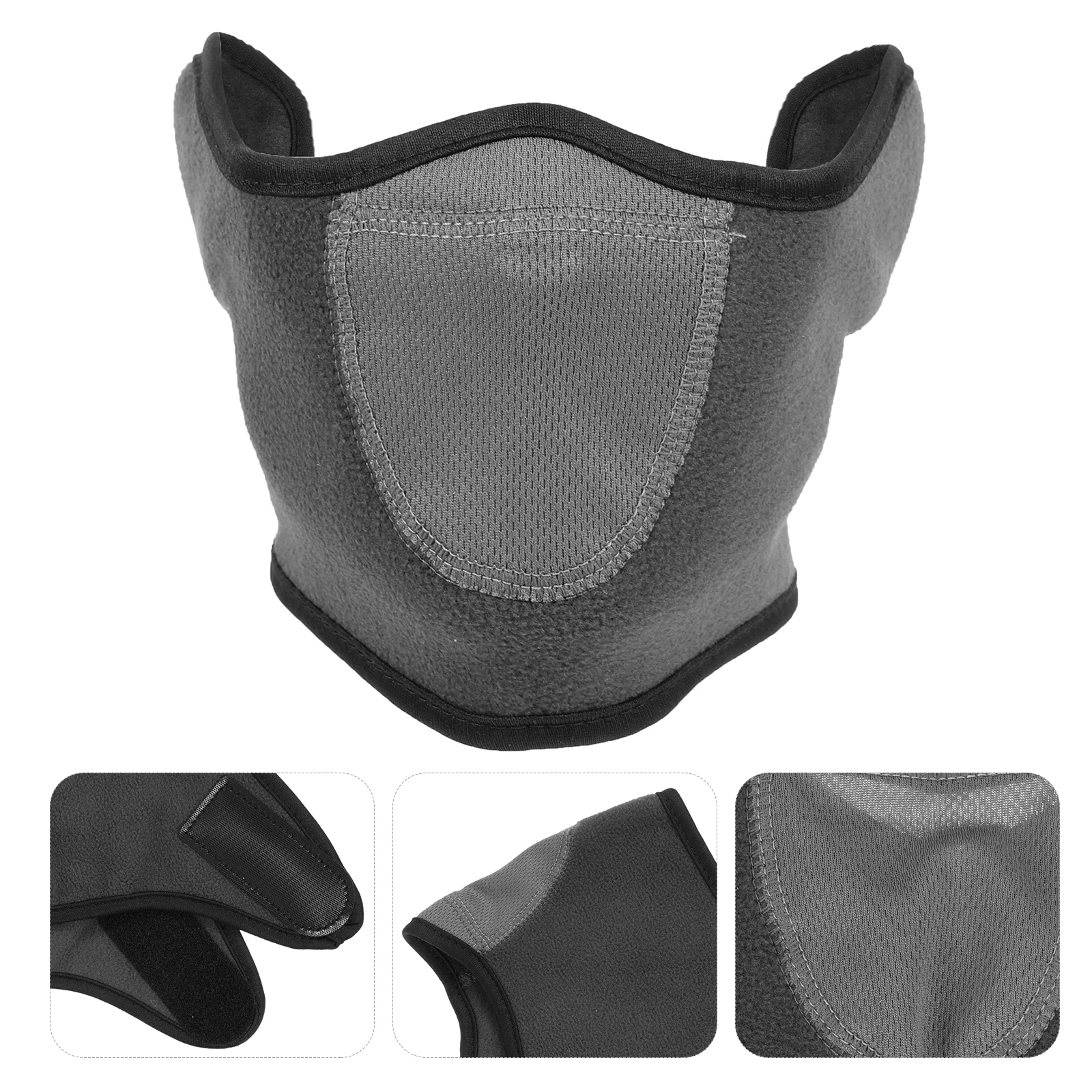 

Ear Warmers Facial Cover Lightweight Breathable Mesh Reusable Neck Gaiter Windproof AntiCold Face Mask For Riding Outdoor Sports