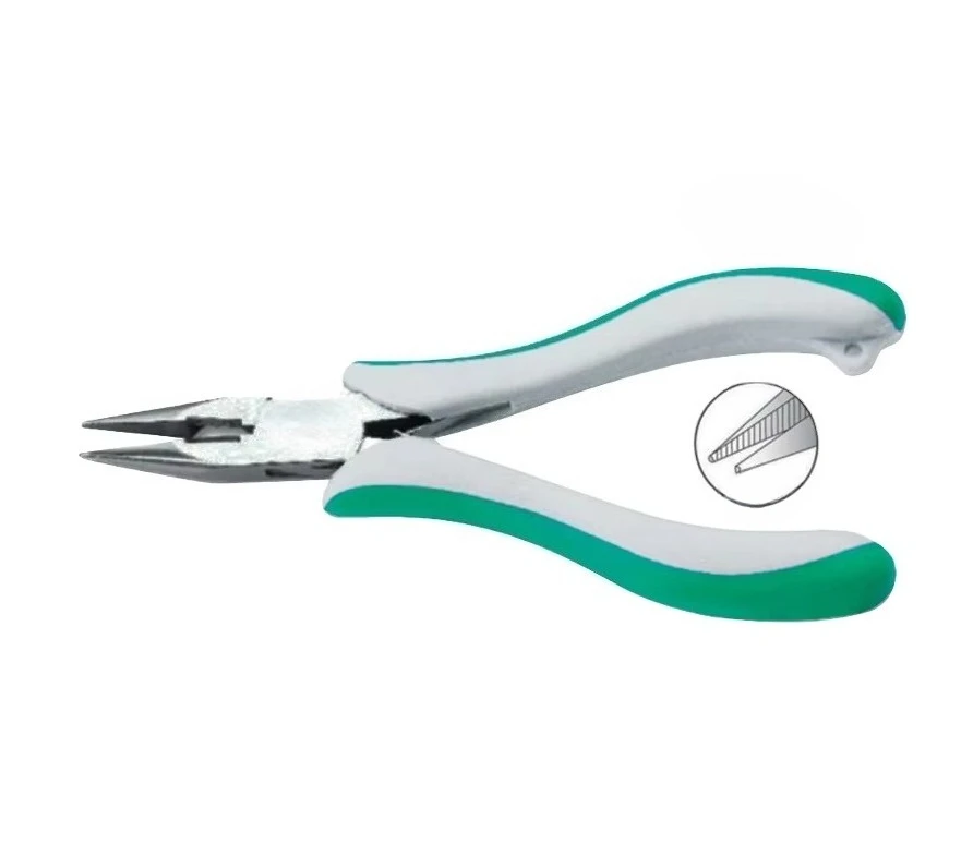 

Taiwan Top Blade Processing Long Needle Nose Pliers S55C High Carbon Steel Soft Grip Plastic Handle OEM FUJIYA FC-05/FC-06