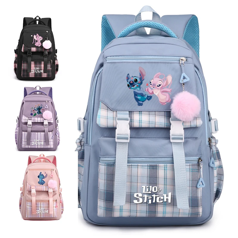 Lilo Stitch Backpack for Girl Boy Printed Bookbag Students Teenager Knapsack Leisure Bag Women Anime Schoolbag Stitch Rucksack ﻿