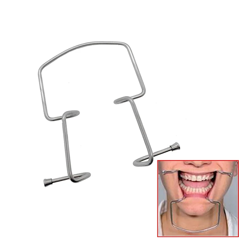 1pc Dental Orthodontic Stainless Steel Mouth Opener Dental Lip Cheek Retractor Dentist Oral Intraoral Expander Dentistry Tools