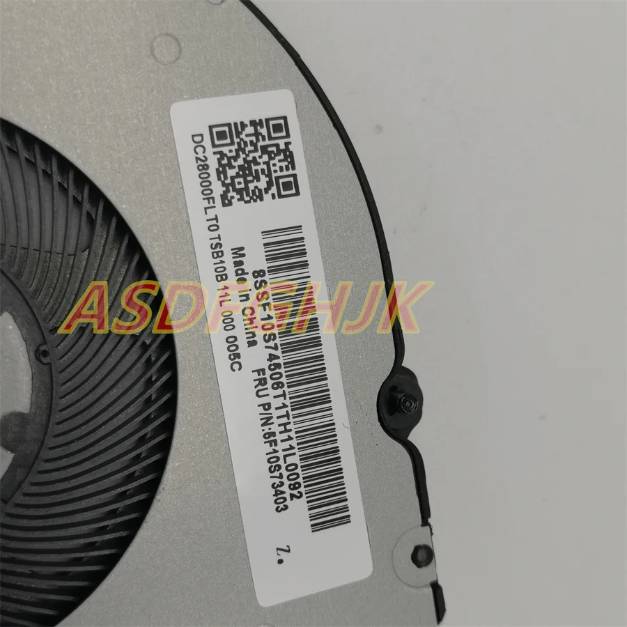 Original For Lenovo For Thinkpad L14 L14 2nd Gen CPU Cooling Fan 5F10S73403 100% Test OK