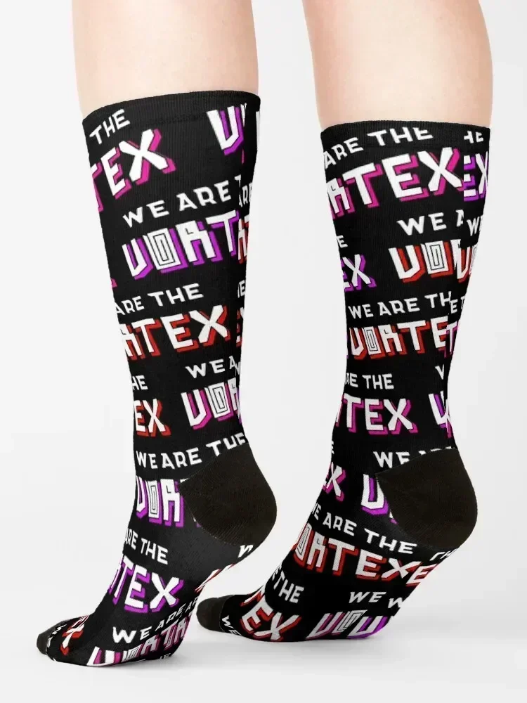 We Are The Vortex--Multicolor Socks men cotton high quality moving stockings Soccer warm winter Socks For Man Women's