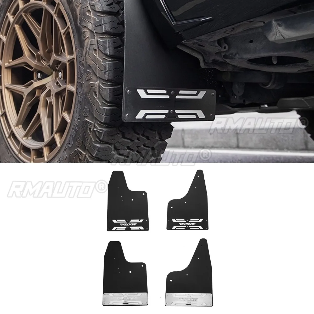 For Toyota Prado LC250 2024+ Car Quarter Panel Splash Guards Fender Mud Flaps Car Defender Mud Guard Car Accessories
