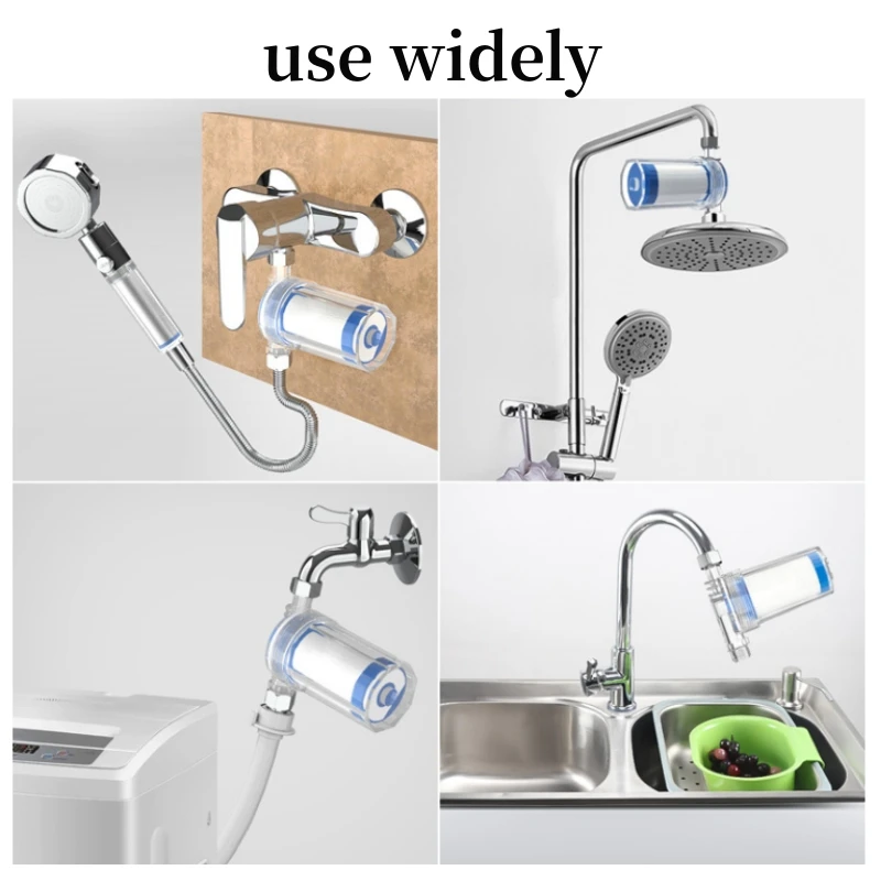 Universal Water Pipe Filter PP Cotton Shower Bath Sprayer Strainer Faucet Water heater Purification Kitchen Bathroom  Fittings