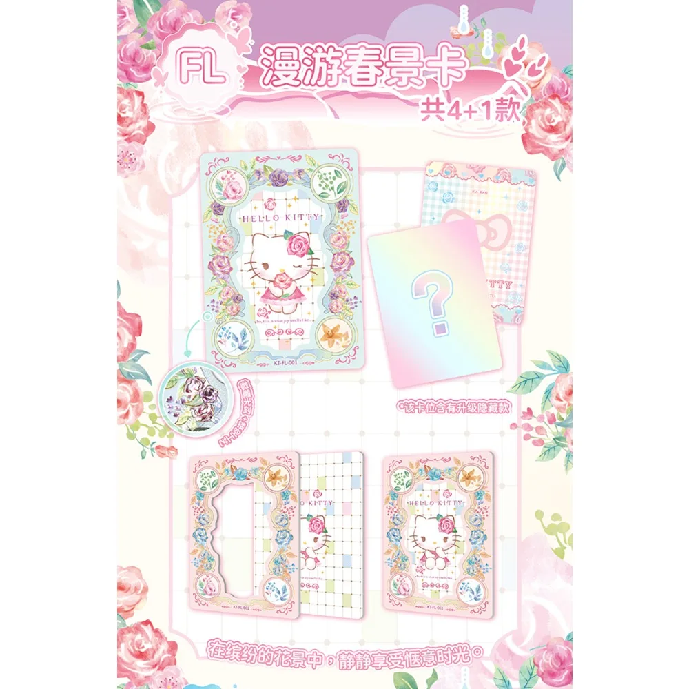 Kabao Echte Hello Kitty-collectiekaarten Dream Tour-serie Leuke en prachtige dagelijkse karakterkaarten Anime Randapparatuur Geschenken
