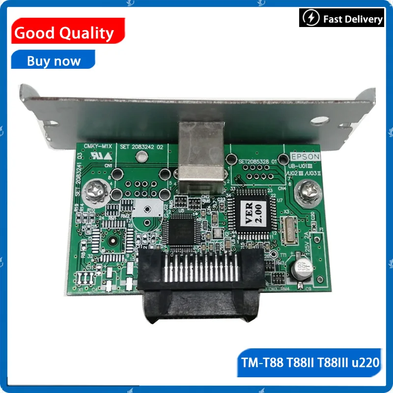 Porta Usb Interface de Cartão para Epson Tm-t88 T88ii T88iii T88iv T88v U200 U220 U230 U325 U675 T90 H5000 H6000 C32c824131 M148e