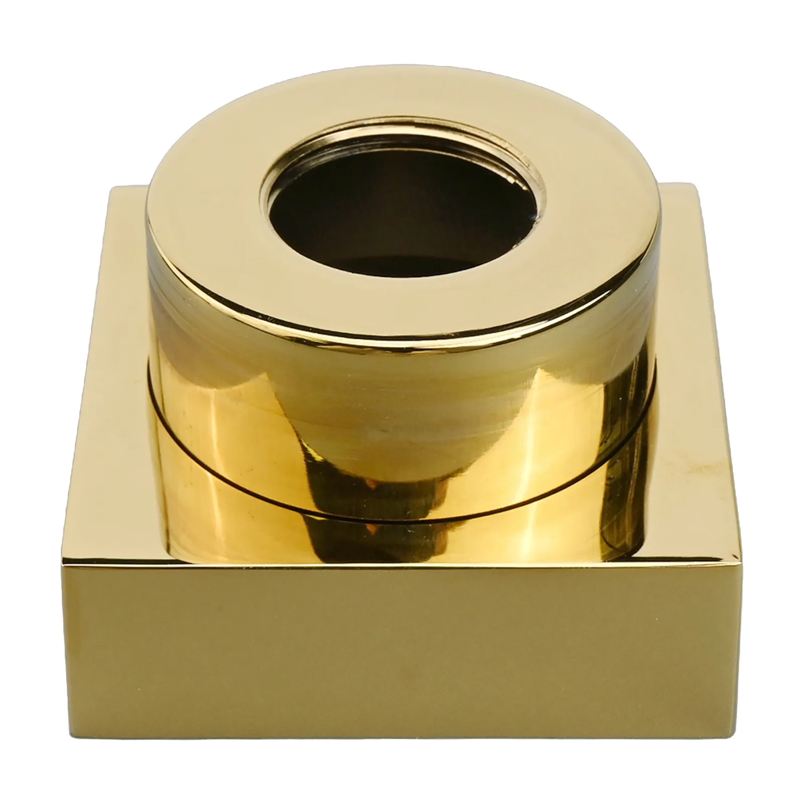 Bathroom Accessory Brass Cover Square Shower Cover Heightened Aesthetic Appeal Multiple Color Selections Rustproof Functionality