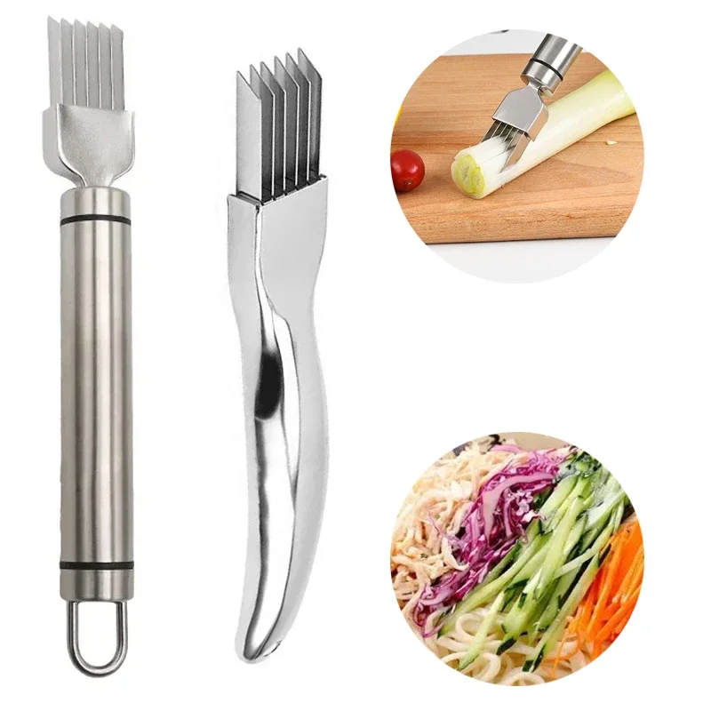 

Stainless Steel Cutter Shred Silk Knife Graters Slicer Vegetable Shredders Kitchen Tools Gadgets Accessories for Cutting Fruits