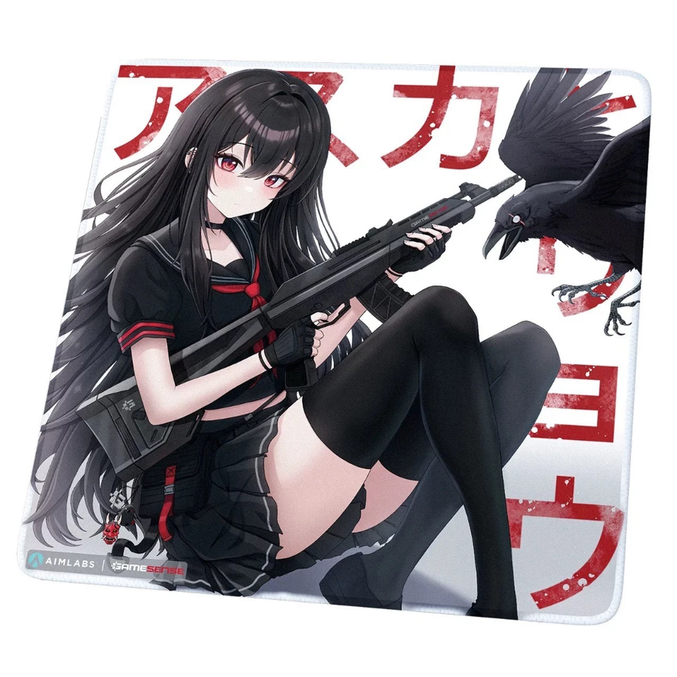 【新品未開封】Gamesense×Aimlabs マウスパッド アスカ 海外版 AIM Lab X Gamesense Asuka Gaming Mouse Pad Rubber Non-slip Base