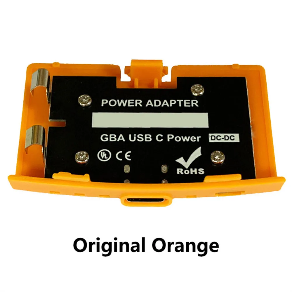 GBA Game Console External Power Adapter Retro BOY Highlight GBA USB C Power DC-DC without Battery