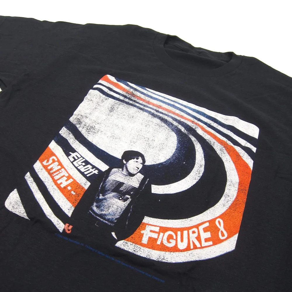 Figure 8 VTG Elliott Smith T-Shirt Short Sleeve Black Unisex S-234XL CC1441