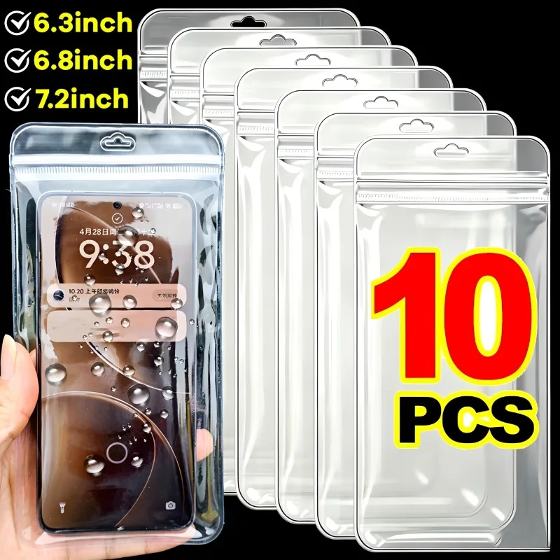 New Transparent Phone Cases Waterproof  Touch Sensitive Cellphone Pouch Bags for Riding Outdoor Protective Sleeve Universal