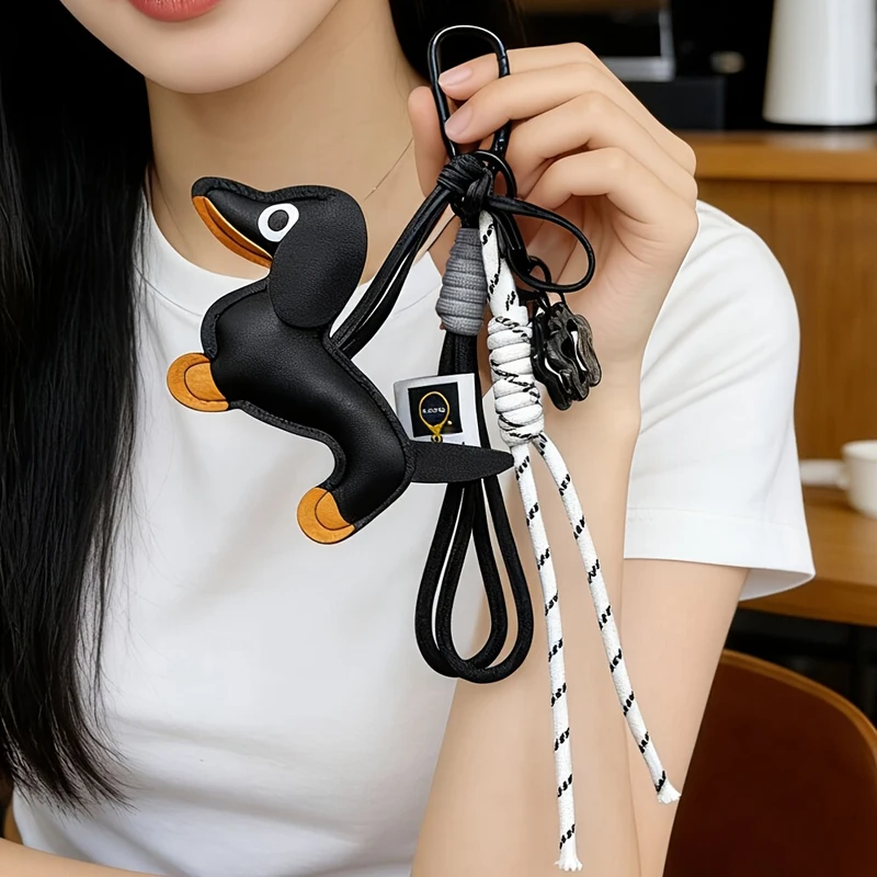 Dackel Taschenketten Damen Taschendekorationen Taschenanhänger Handtaschenzubehör Modetaschen Seile Hängendes Lanyard Handtaschenanhänger – Detail 12