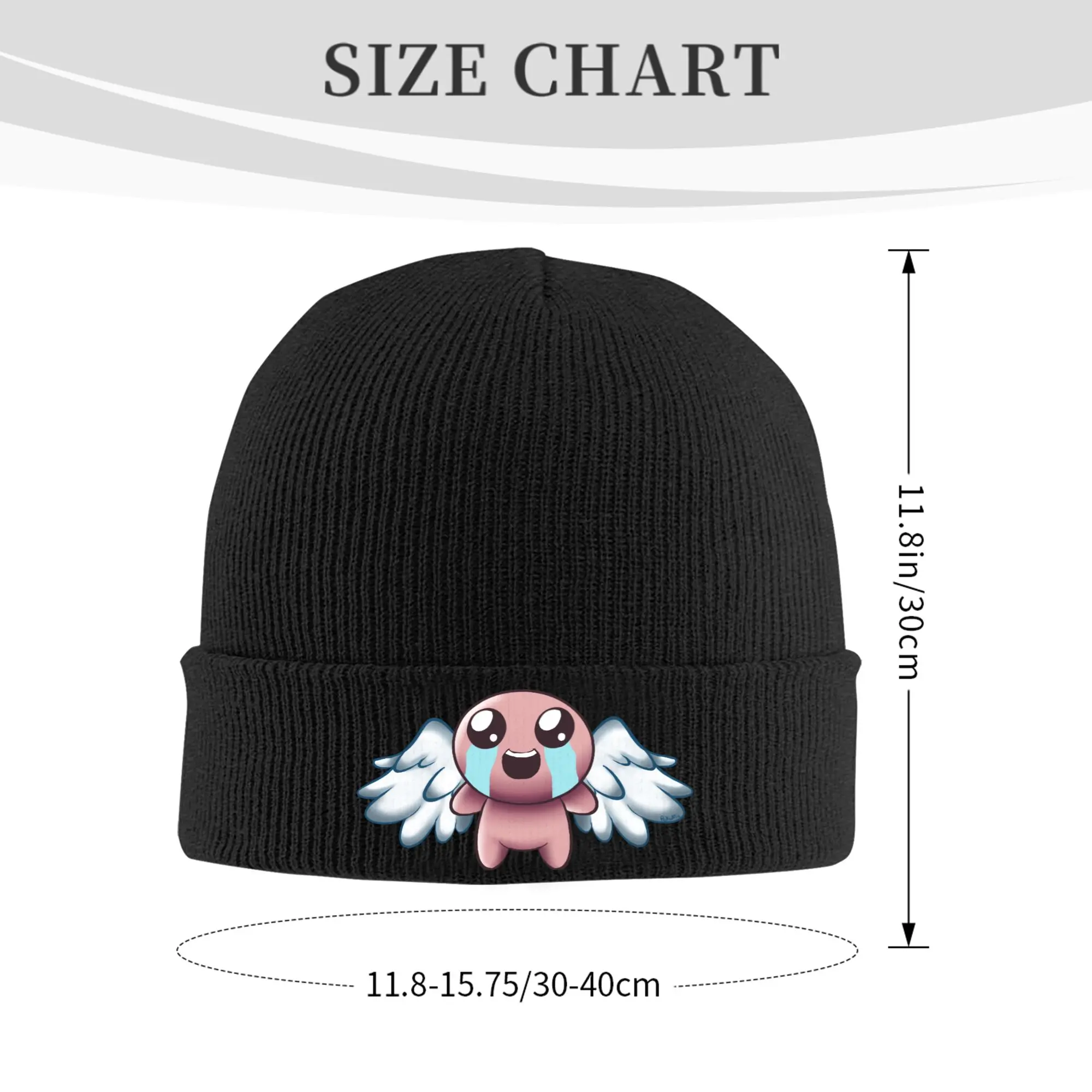 Custom Binding Isaaced Skullies Beanies Caps Unisex Winter Warm Knit Hat Men Women Street Adult Video Game Bonnet Hats Ski Cap