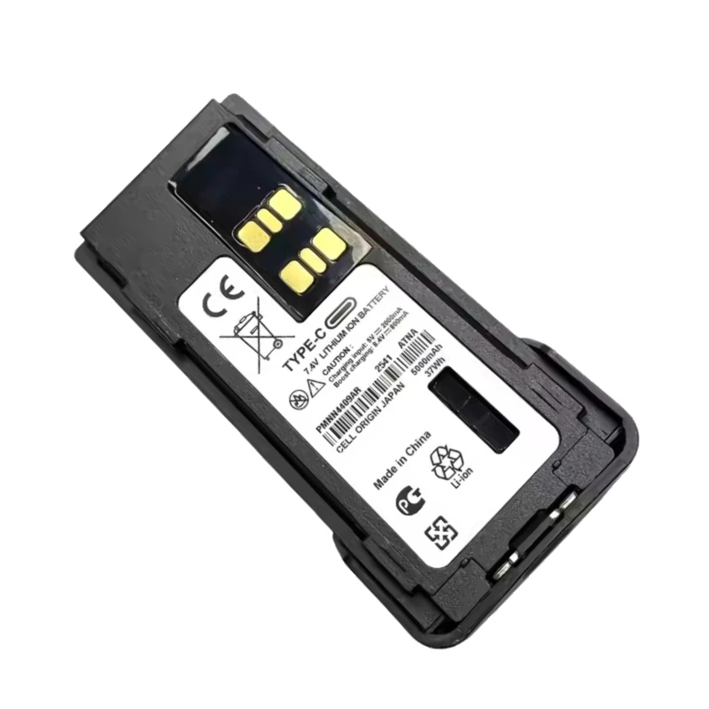 5000mAh PMNN4409AR Type-C USB Replacement Battery for Motorola APX4000 XPR3500 XPR7380 XPR7550 GP338D+ XIR P8660i Two Way Radios
