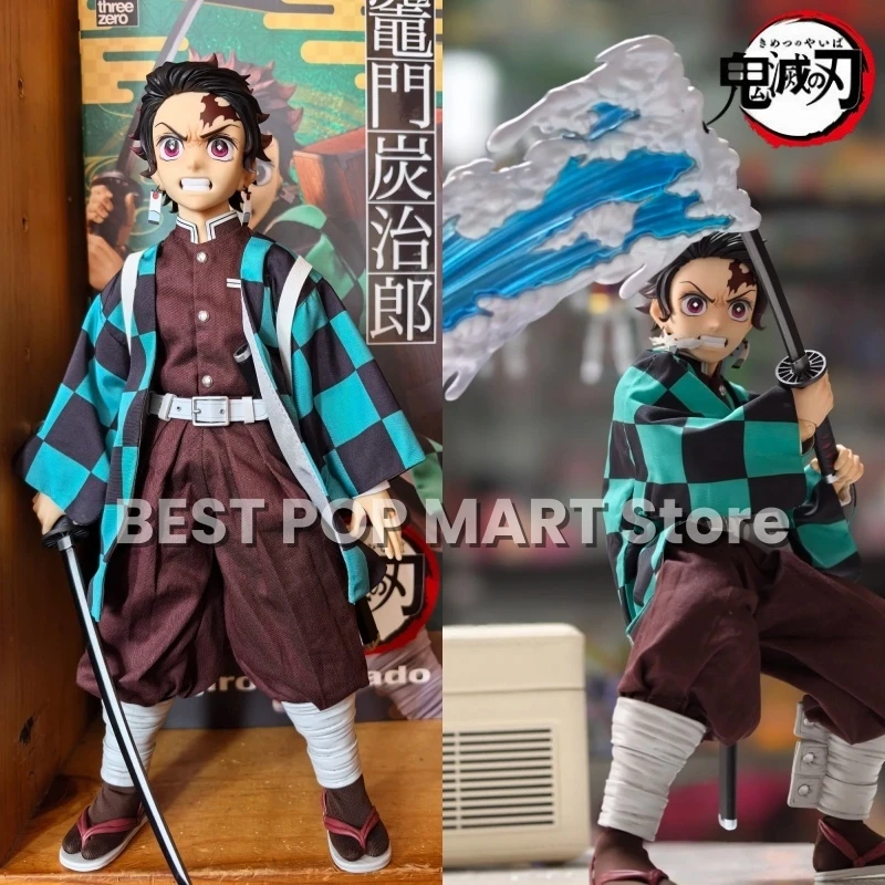 

12inch Genuine Threezero Demon Slayer Kamado Tanjiro Figzero Action Figure Collectible 1/6 Male Soldier Model Doll Ornament Gift