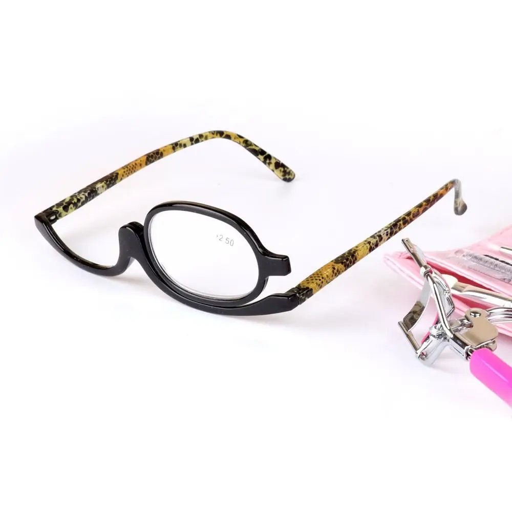 Diopter Fashion Eyewear Vision Care Folding Eyeglasses Cosmetic Glasses Magnifying Glasses Rotating Makeup Reading Glasses